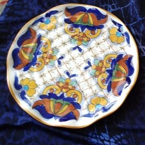 Hand Painted Maxera Terra Bella 10 inch Dinner Plate
